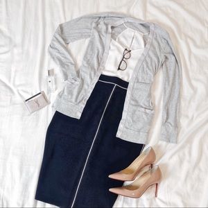 Long Fitted Cardigan